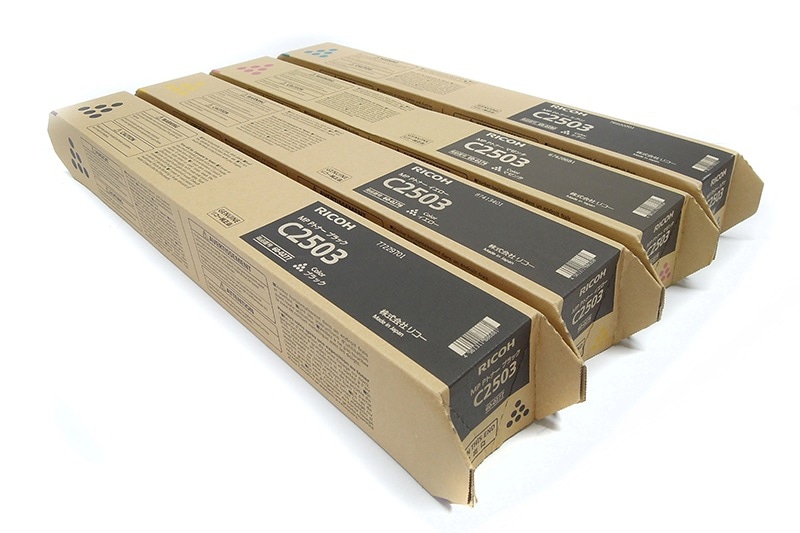 リコー RICOH MP Pトナー C2503 4色セット（K、M、C、Y 各1本） 純正品