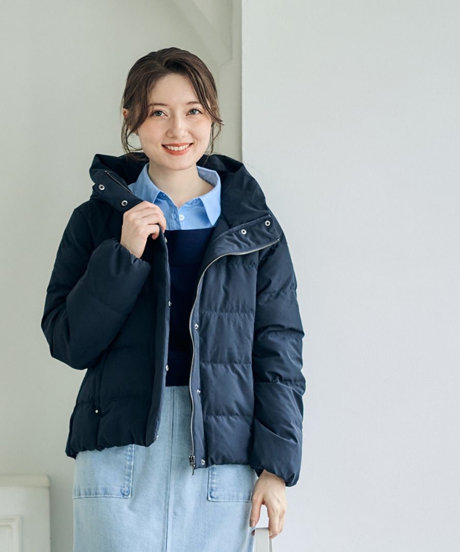 SALE】撥水ストレッチライトタフタショートダウンコート - 12Twelve