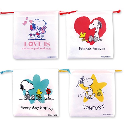 キャラクターから選ぶ,スヌーピー｜スヌーピー ラブリー巾着袋2の通販