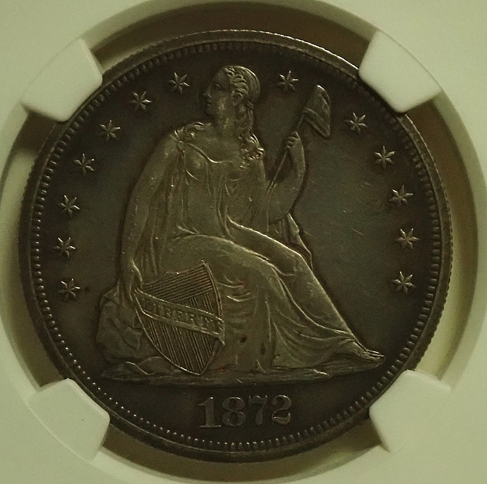 アメリカ1872年1ドル銀貨、プルーフ | アンティーク・コイン