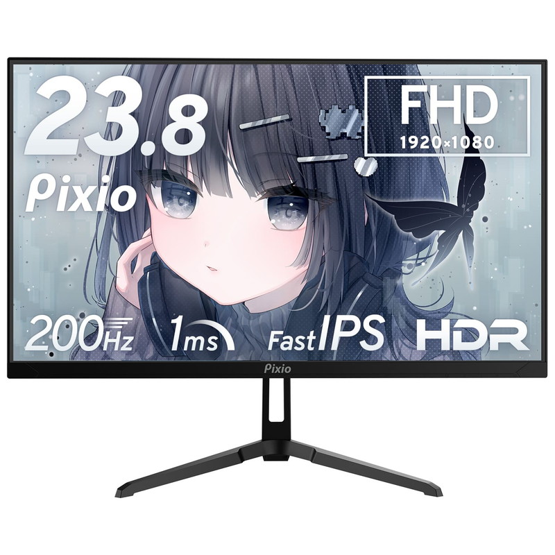 PX248WAVE-O』Pixio PX248 Wave Black 23.8型 ゲーミングモニター