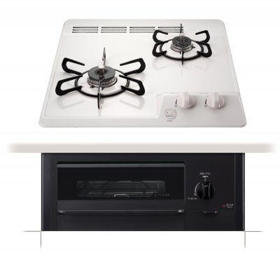 ガスコンロ パロマ製（Paloma）PD-N202HG コンパクトキッチンシリーズ