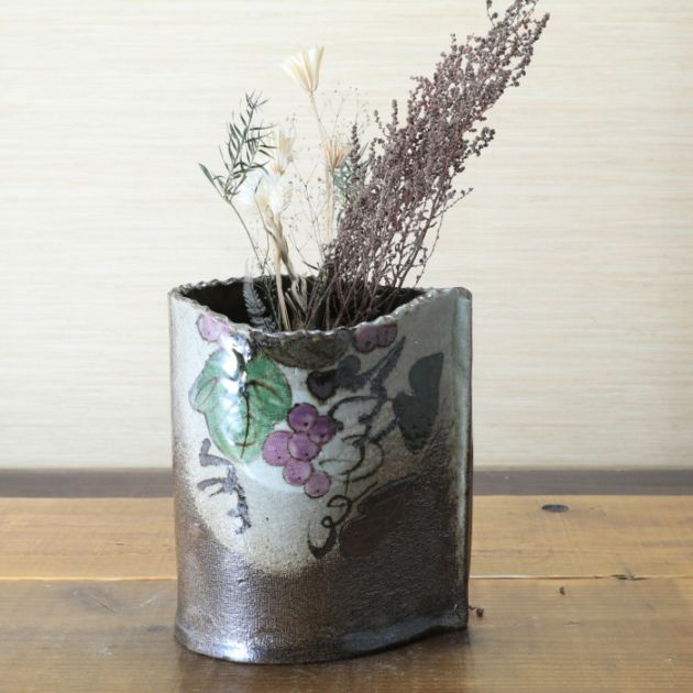 益子焼｜▽花瓶 花器 一輪挿し フラワーベース 壷（つぼ） | 益子焼