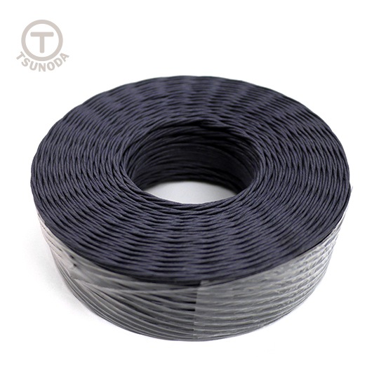 Z49 / 紙ひも 10号 / 黒 【1巻単位】:がまぐち口金・各種金具・袋物