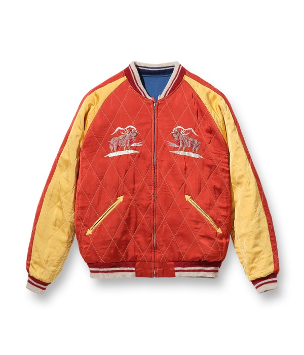 Lot No. TT14974-125 / Late 1950s Style Acetate × Quilt Souvenir