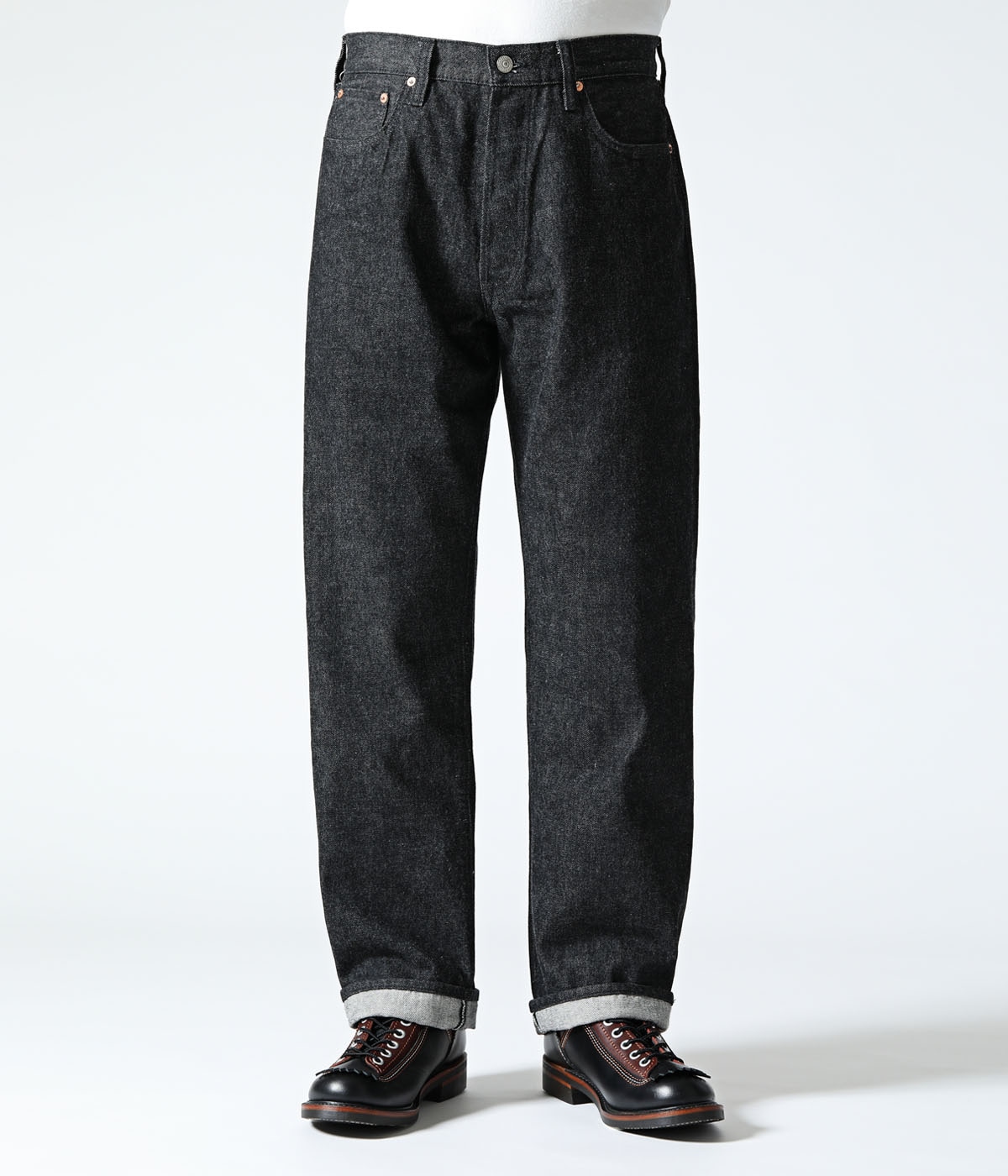 Lot No. SC42460 / 14.25oz. BLACK DENIM 1947 MODEL (REGULAR