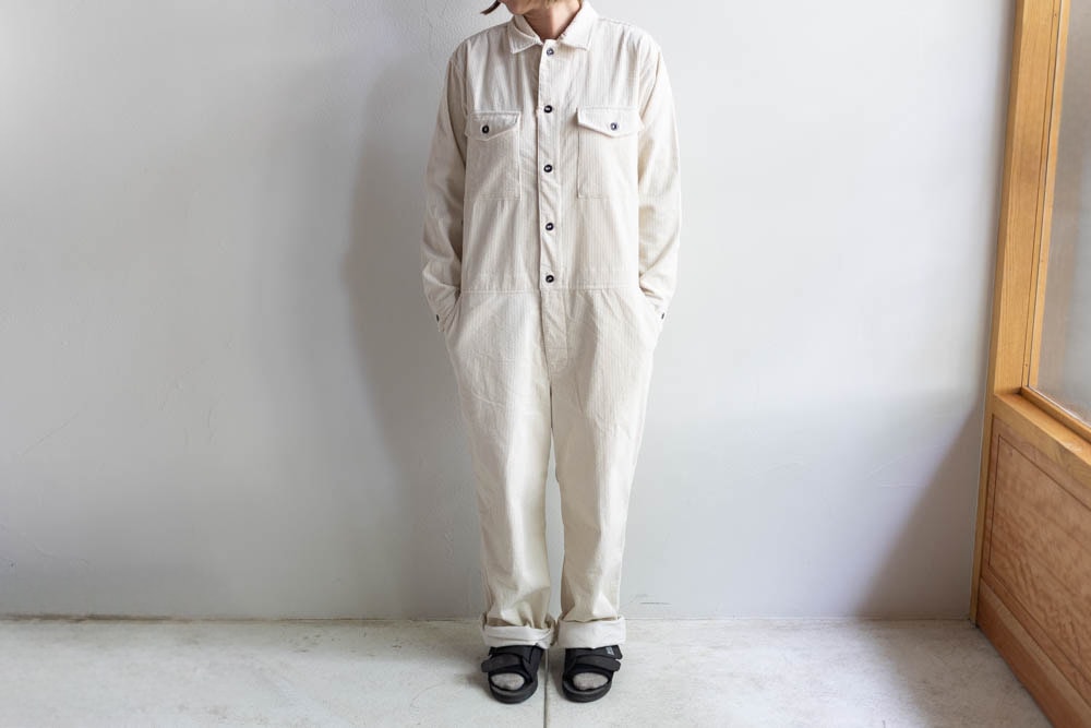 Yarmo ヤーモ | Boiler Suit_8wale Corduroy Col : Off 公式通販
