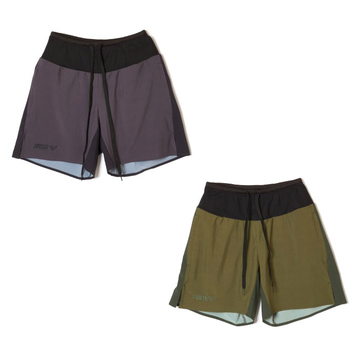 JINGER ジンガー ユニセックス マルチポケット付きランニングパンツ