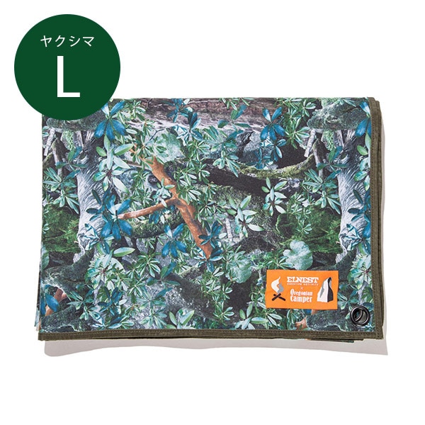 防水グランドシート Mサイズ (ヤクシマ フォレストラ カモ