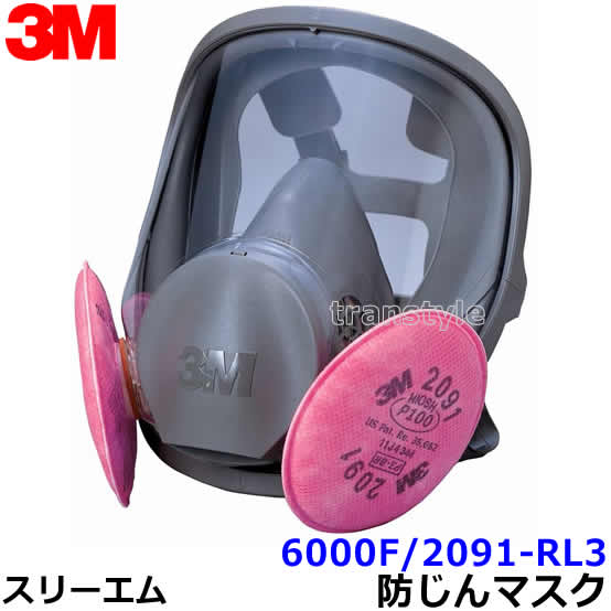 3M 取替式防じんマスク 6000F/2091-RL3 スリーエム 正規品 【作業/工事