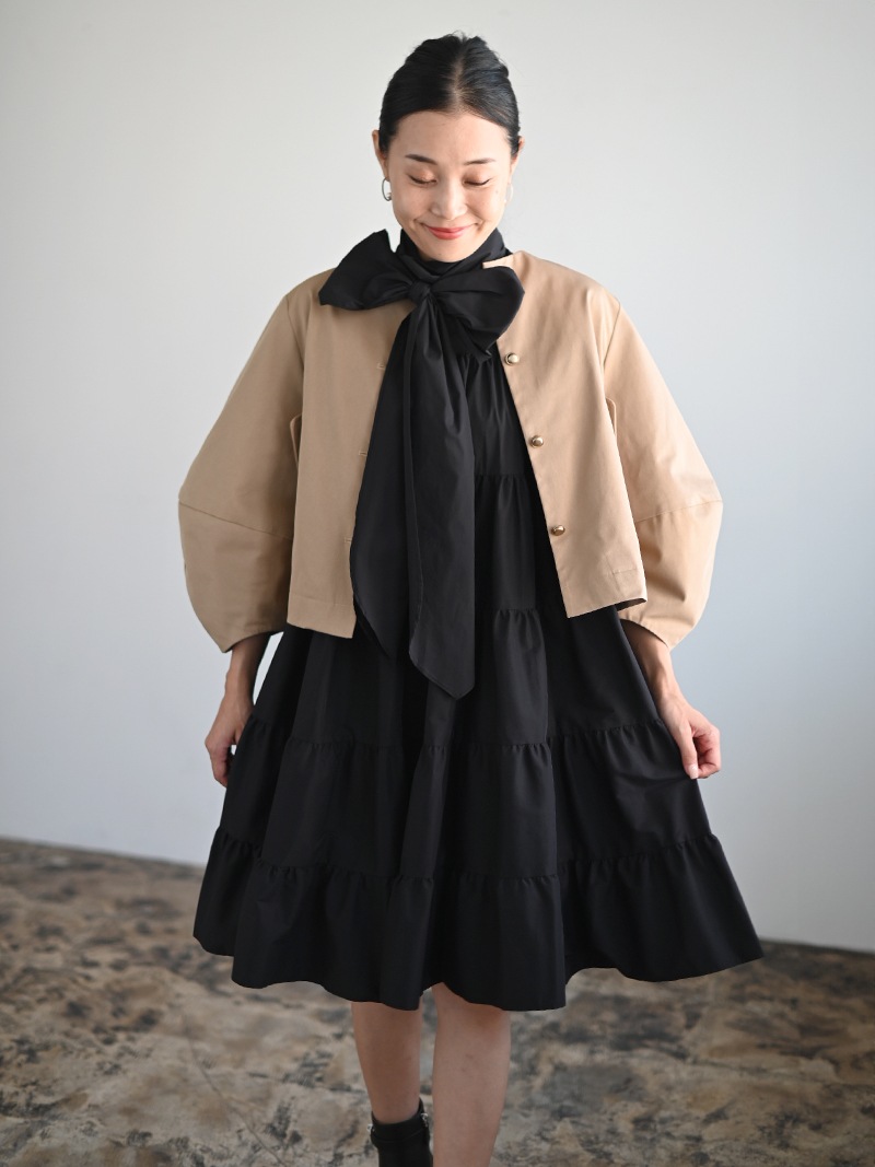 プリーツチノジャケット | Outer | | TREFLE＋1（トレフルプラスワン）