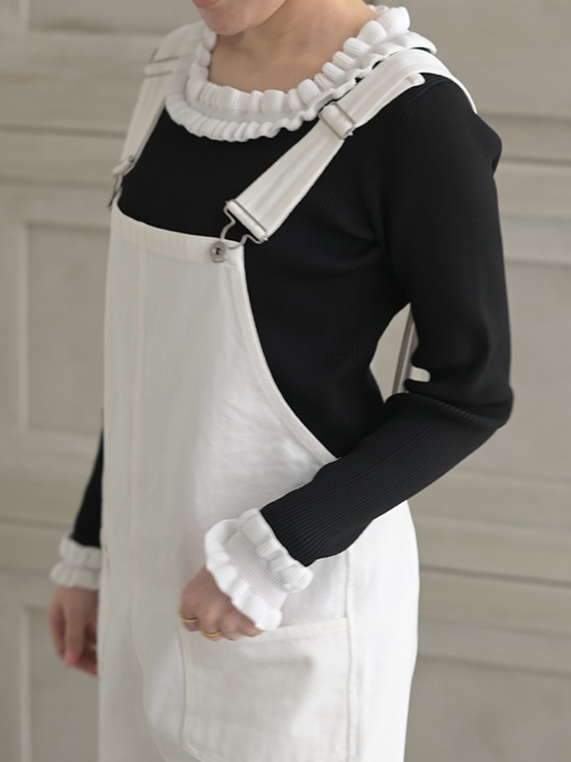 デニムオーバーオール(WHITE) | Onepiece,サロペット | | TREFLE＋1