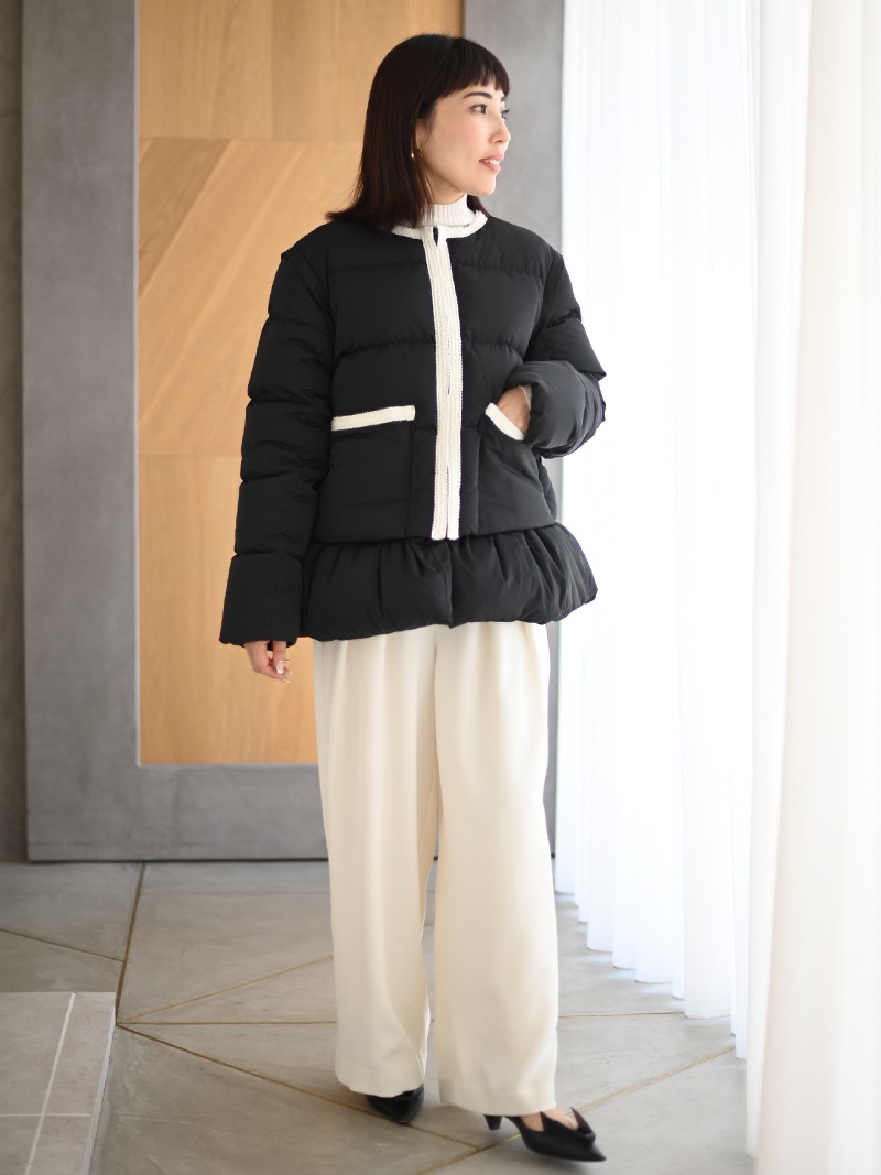 4wayダウンジャケット(BLACK) | Outer | | TREFLE＋1（トレフルプラス