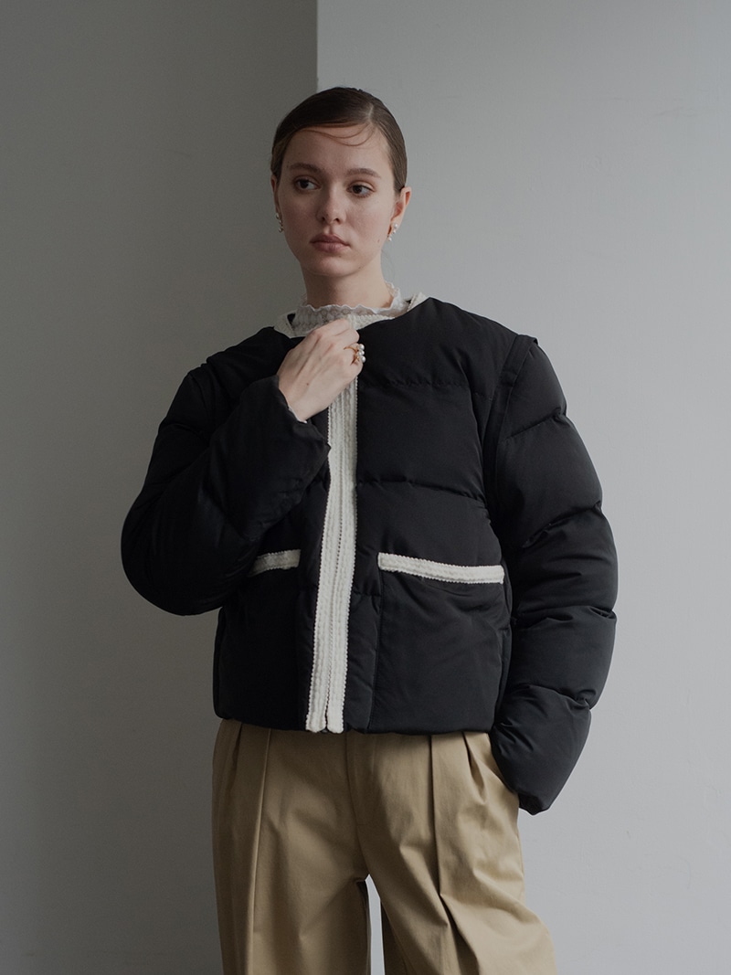 4wayダウンジャケット(BLACK) | Outer | | TREFLE＋1（トレフルプラス