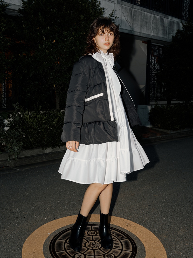 4wayダウンジャケット(BLACK) | Outer | | TREFLE＋1（トレフルプラス