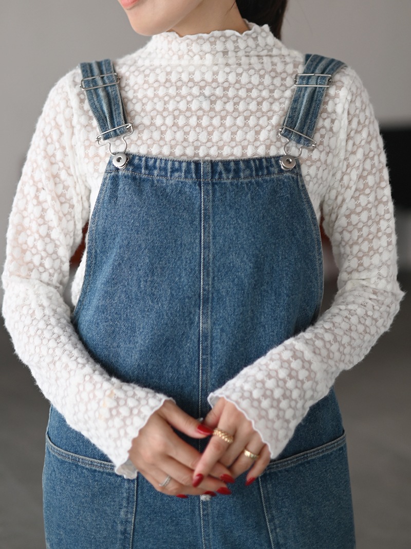デニムオーバーオール(BLUE) | Onepiece,サロペット | | TREFLE＋1