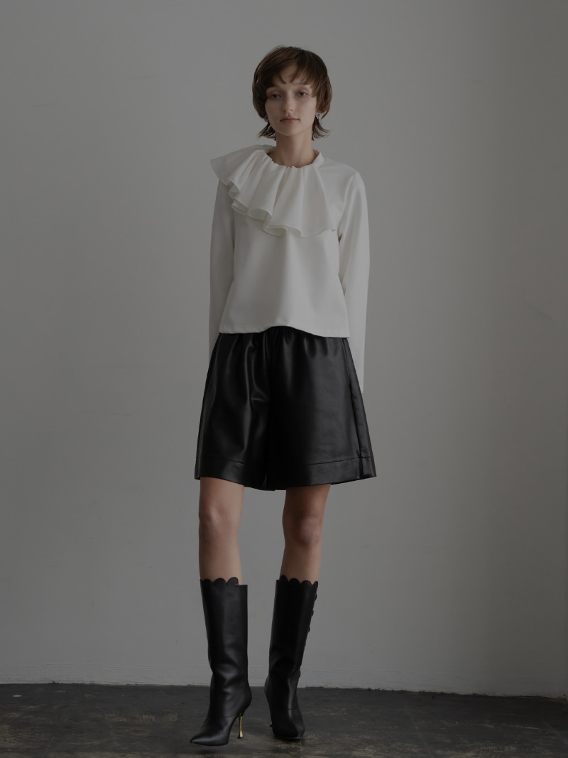 レザーライクショートパンツ | Bottoms,ショート | | TREFLE＋1