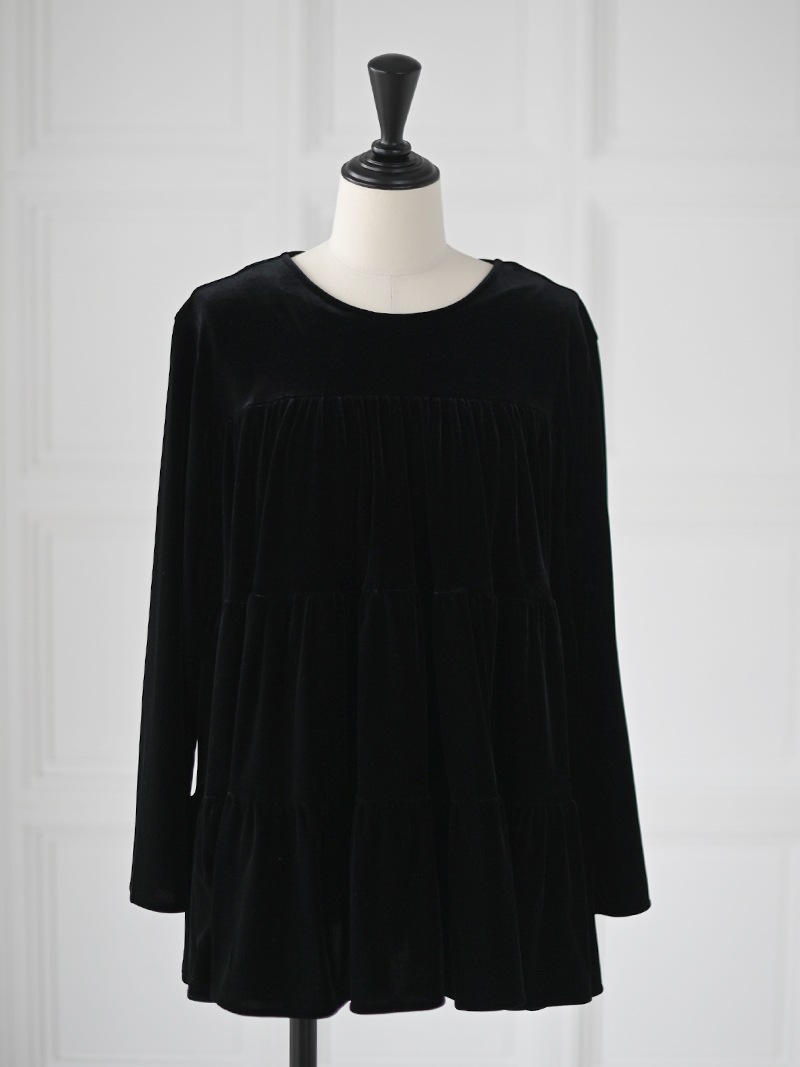 ベロアフェアリートップス | Tops,トップス | | TREFLE＋1（トレフル