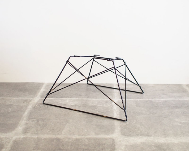 reproduction | Cats Cradle Base for Eames shell chair Black シェル