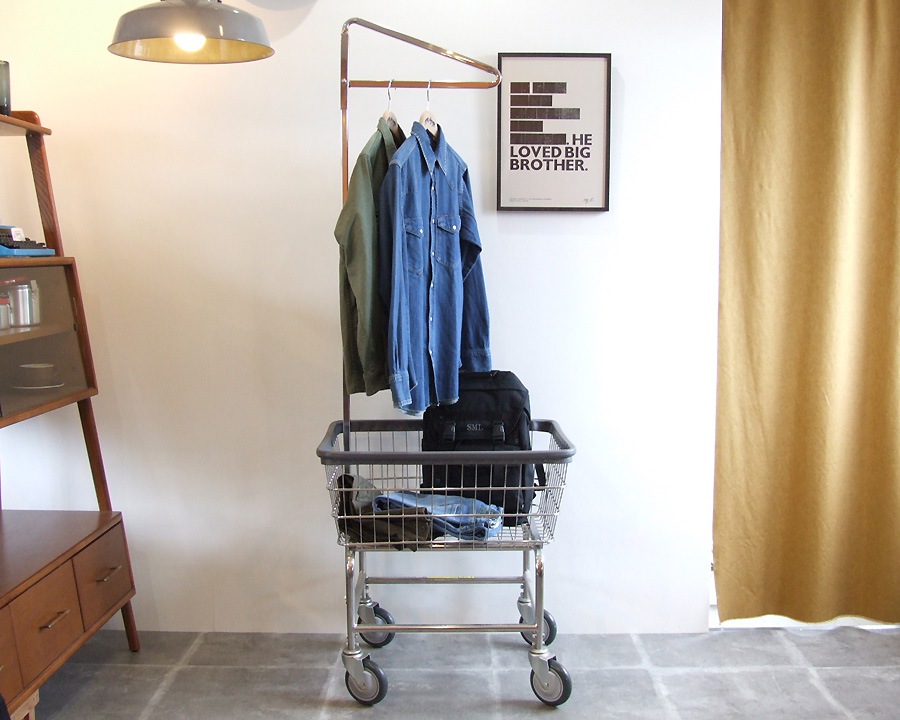 LAUNDRY CART Single Pole / ランドリーカートシングルポール｜R&B