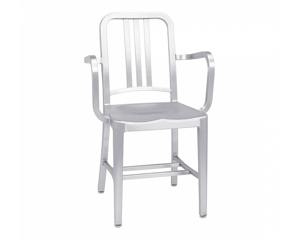 エメコ 1006 ネイビー アームチェア｜emeco 1006 NAVY ARM CHAIR