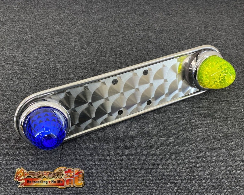 鱗柄ステンレス 【22.5インチ】 ホイールマーカーステー 4枚セット 4つ