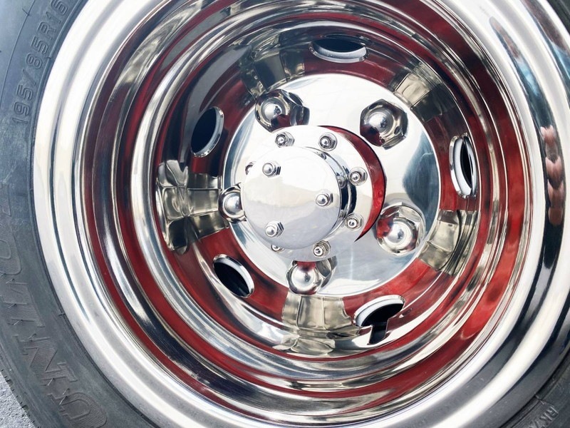 ステンレス リアハブキャップ 16インチ 2個組 センターカバー 取付