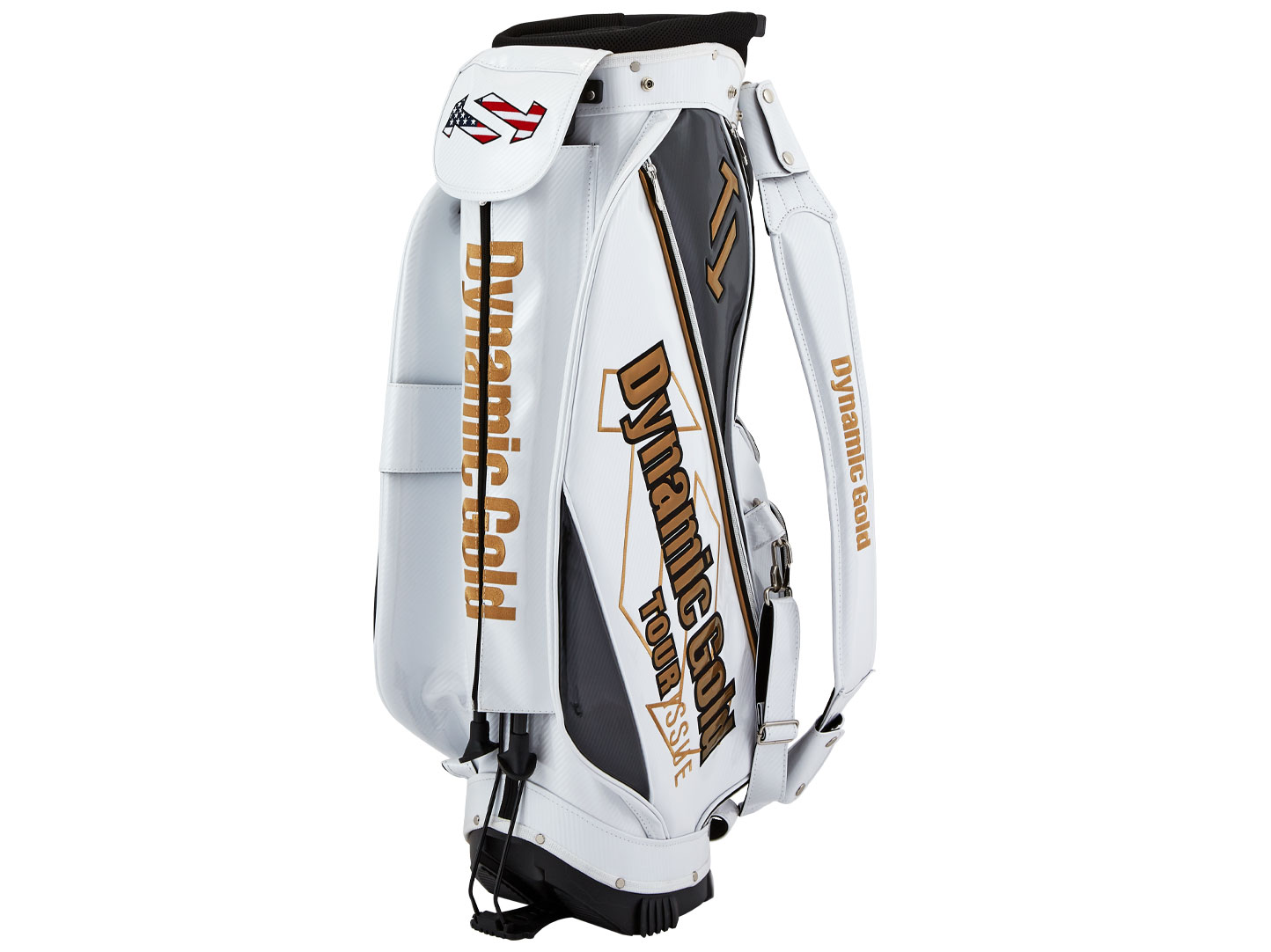 ダイナミックゴールドスタンドキャディーバッグ ホワイト（2022