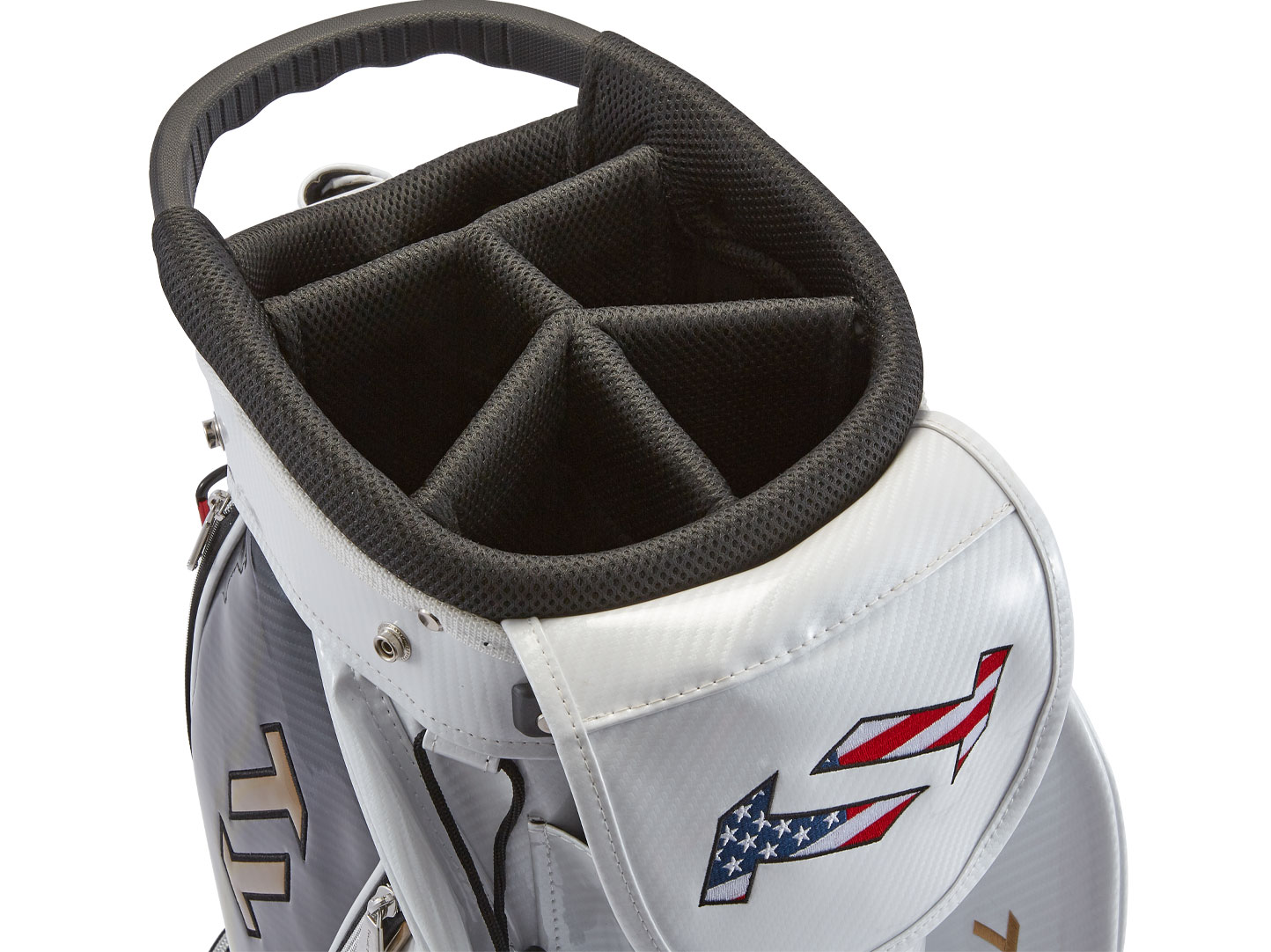 ダイナミックゴールドスタンドキャディーバッグ ホワイト（2022