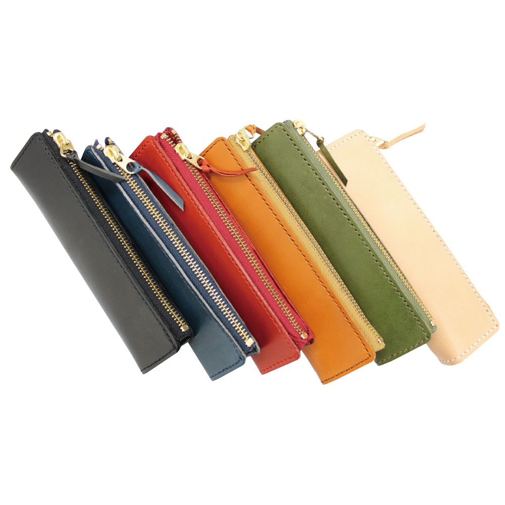 うえぶんオリジナル】栃木レザー ペンケース ☆上野文具オリジナル