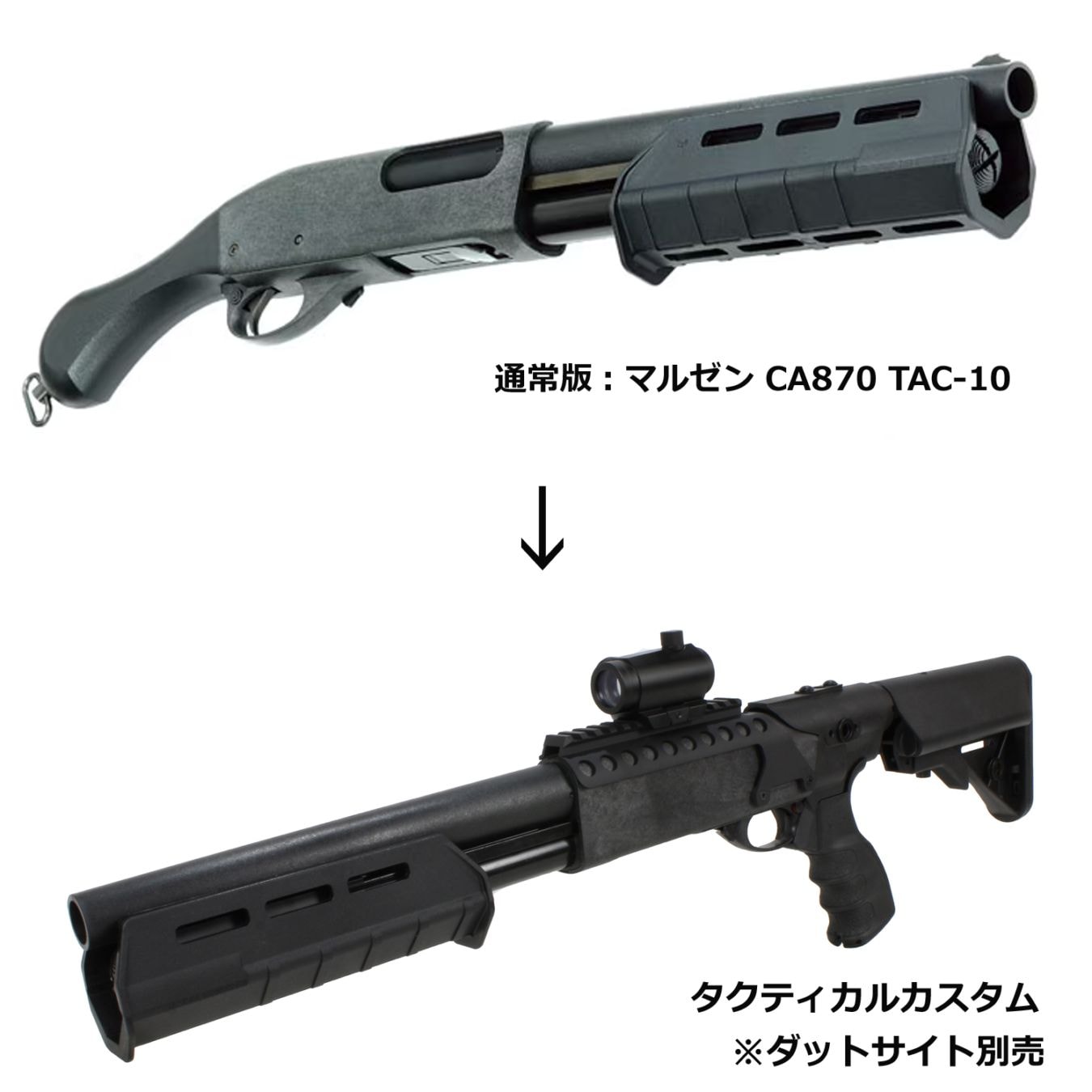マルゼン CA870 TAC-10 タクティカルカスタムセット