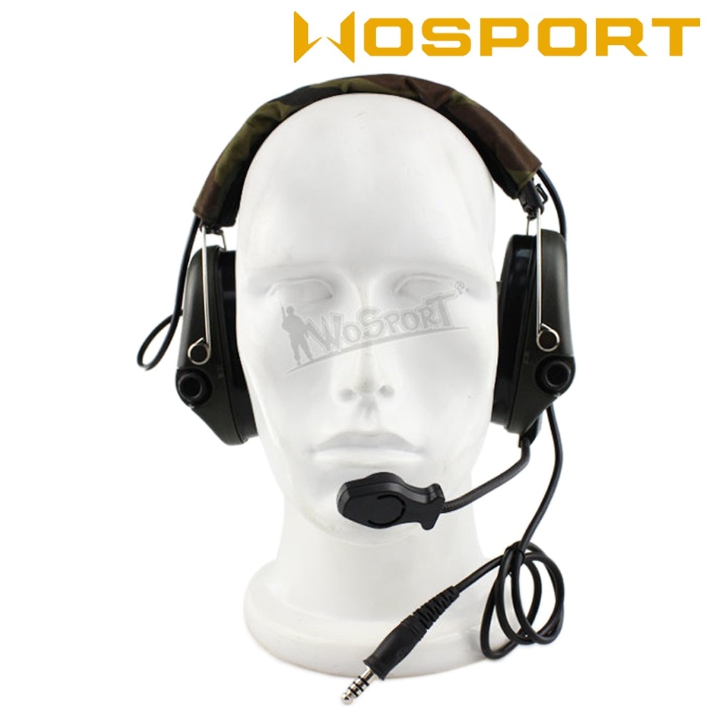 WOSPORT MSA Sordinタイプ ヘッドセット BK