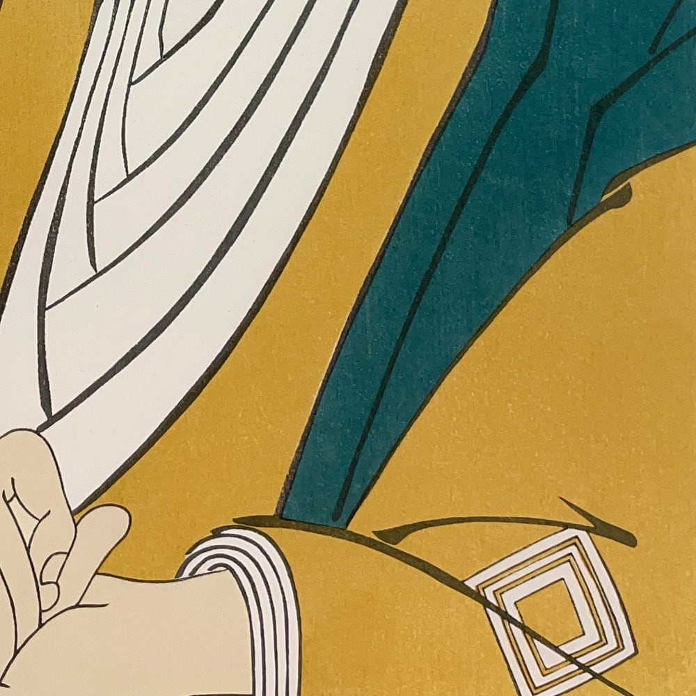 東洲斎写楽「市川鰕蔵（えびぞう）の竹村定之進」浮世絵木版画｜浮世絵工房