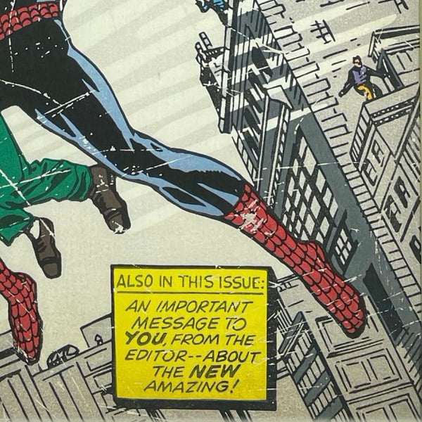 スパイダーマン 浮世絵木版画『1962 Amazing Fantasy #15』｜浮世絵工房