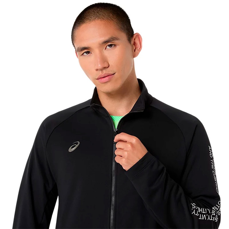 アシックス asics ドライストレッチニットジャケット 2033C028-001