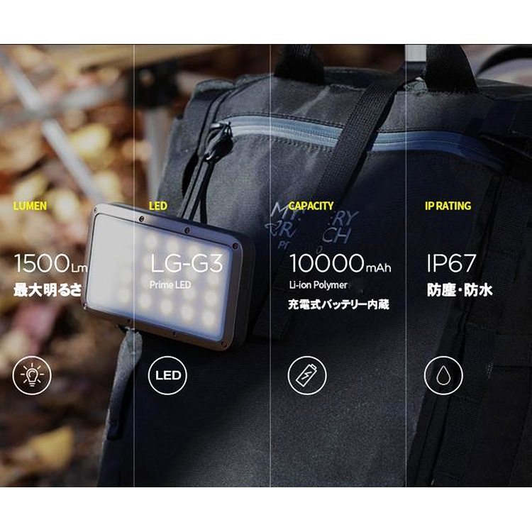 LUMENA LUMENA2 (ルーメナー2) LED ランタン メタルブラック [ルーメナー]