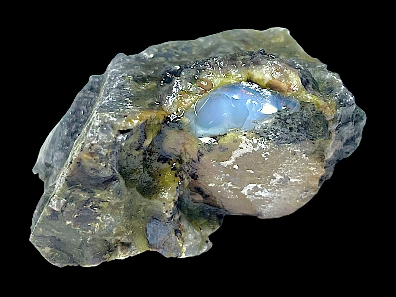 福島県 宝坂産 遊色オパール