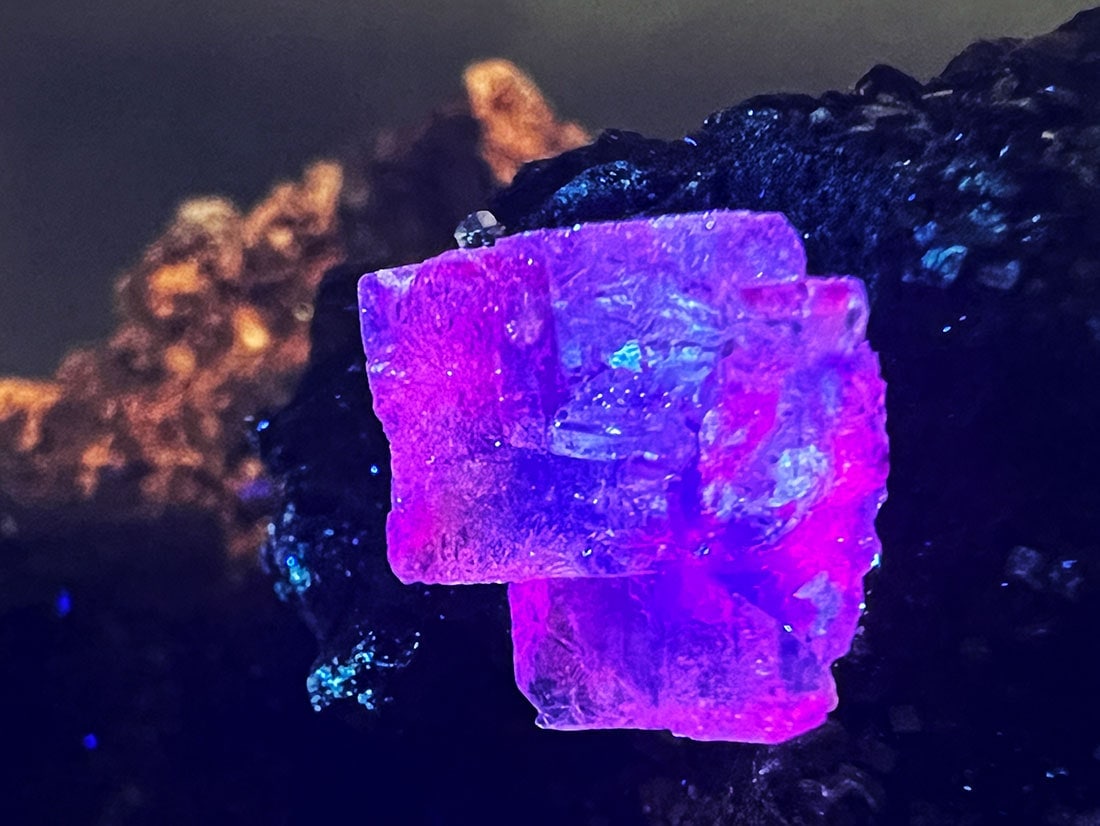 レア赤蛍光】メキシコ産パープルフローライト