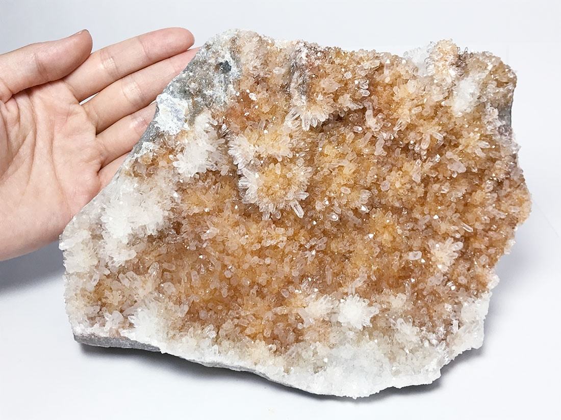 福島県蛍鉱山産 水晶クラスター