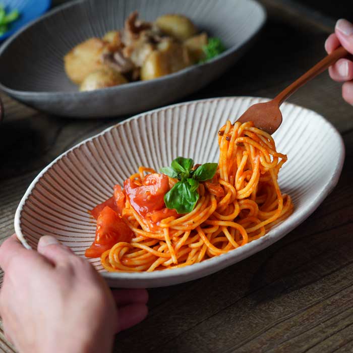 SENシリーズ 楕円鉢（大）【kinari】 益子焼 ボウル 浅鉢 オーバル 和