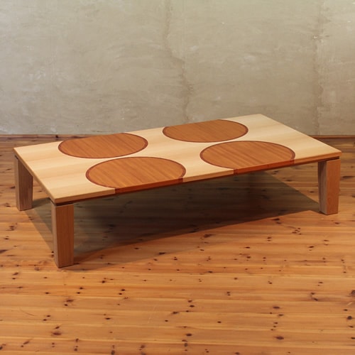 ローテーブル 幅120cm～幅180cm モロッコ カラフル インレイ 楽しい