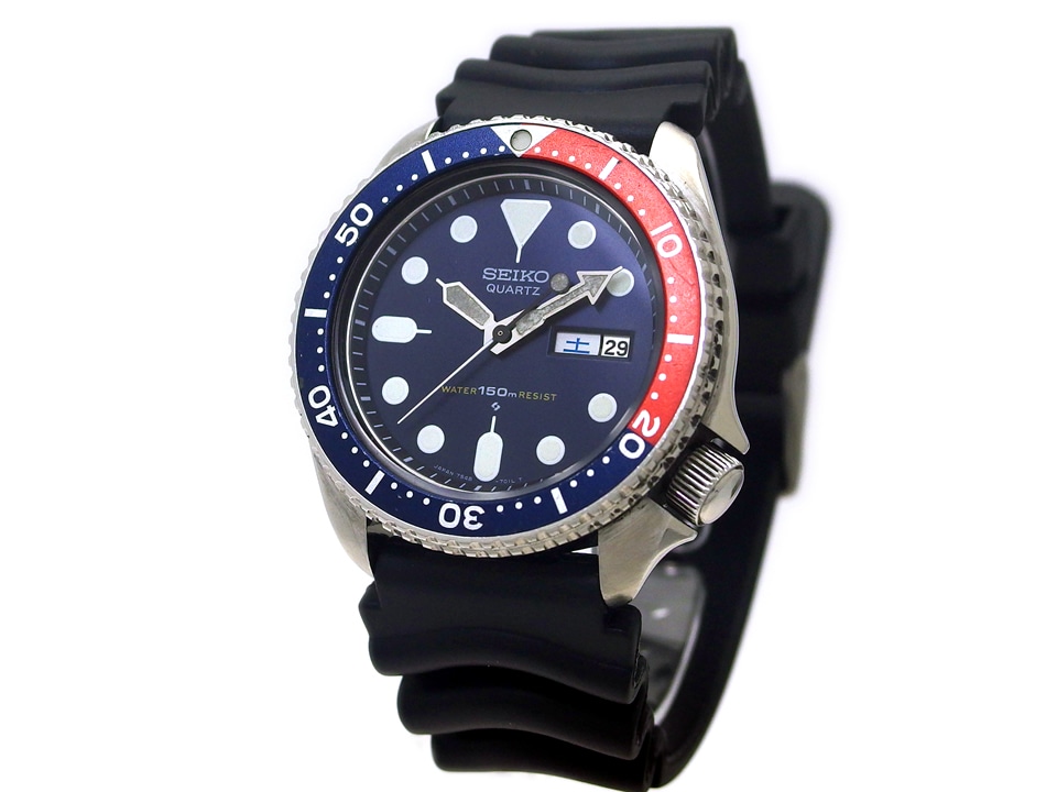 セイコー ダイバー 150m 7548-700B ペプシベゼル クオーツ 昭和55年製