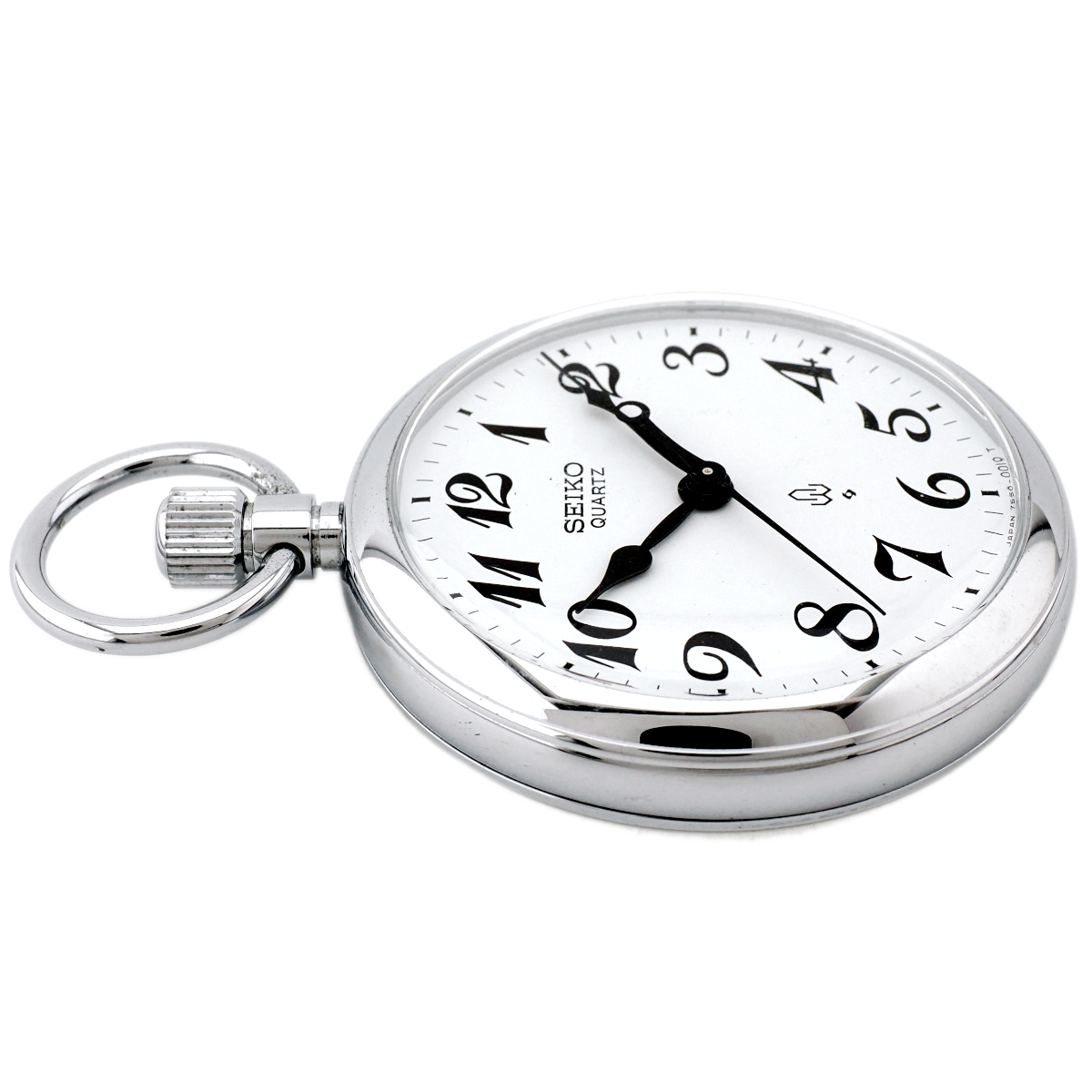 セイコー クオーツ 懐中時計 7550-0010 大鉄 昭和56年/1981年製 Seiko