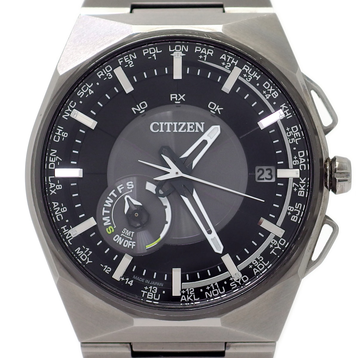 シチズン エコドライブ サテライトウェーブ 衛星電波 F100 CC2006-53E