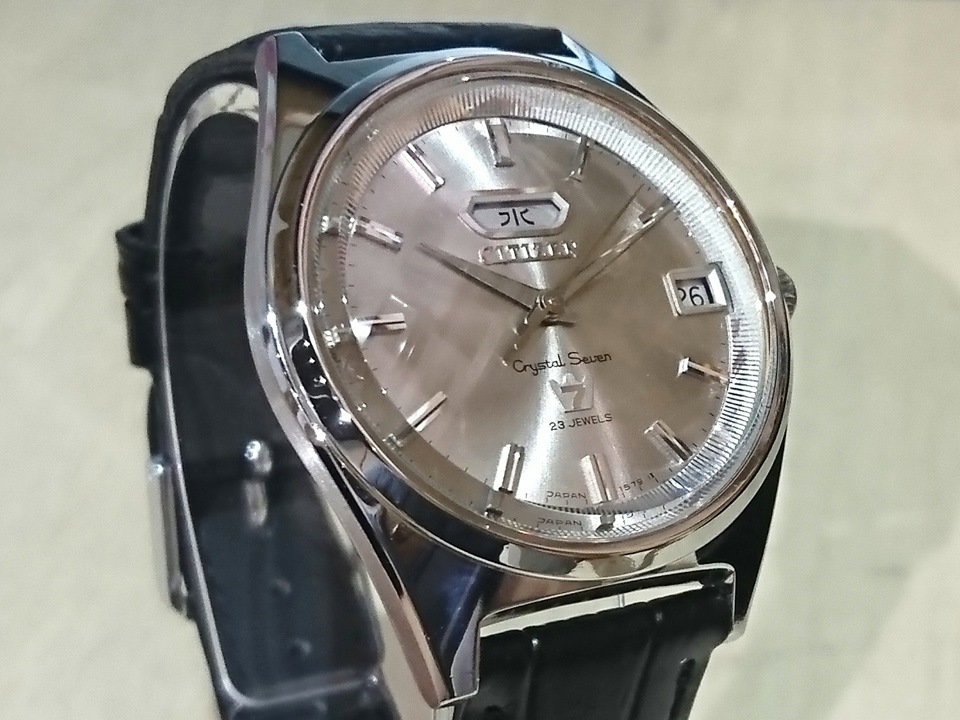 シチズン クリスタルセブン 23石 ACSS2937-T 自動巻 OH済 昭和43年製