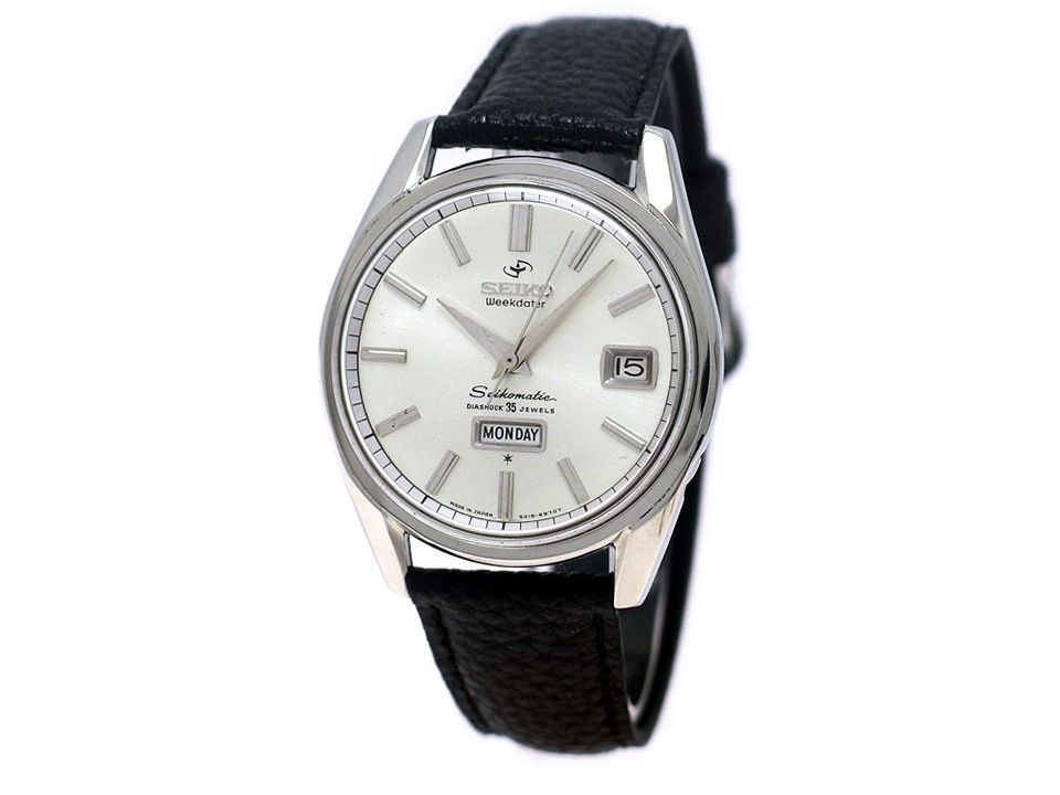 セイコー マチック ウィークデーター 6218-8970 35石 自動巻 OH済 昭和