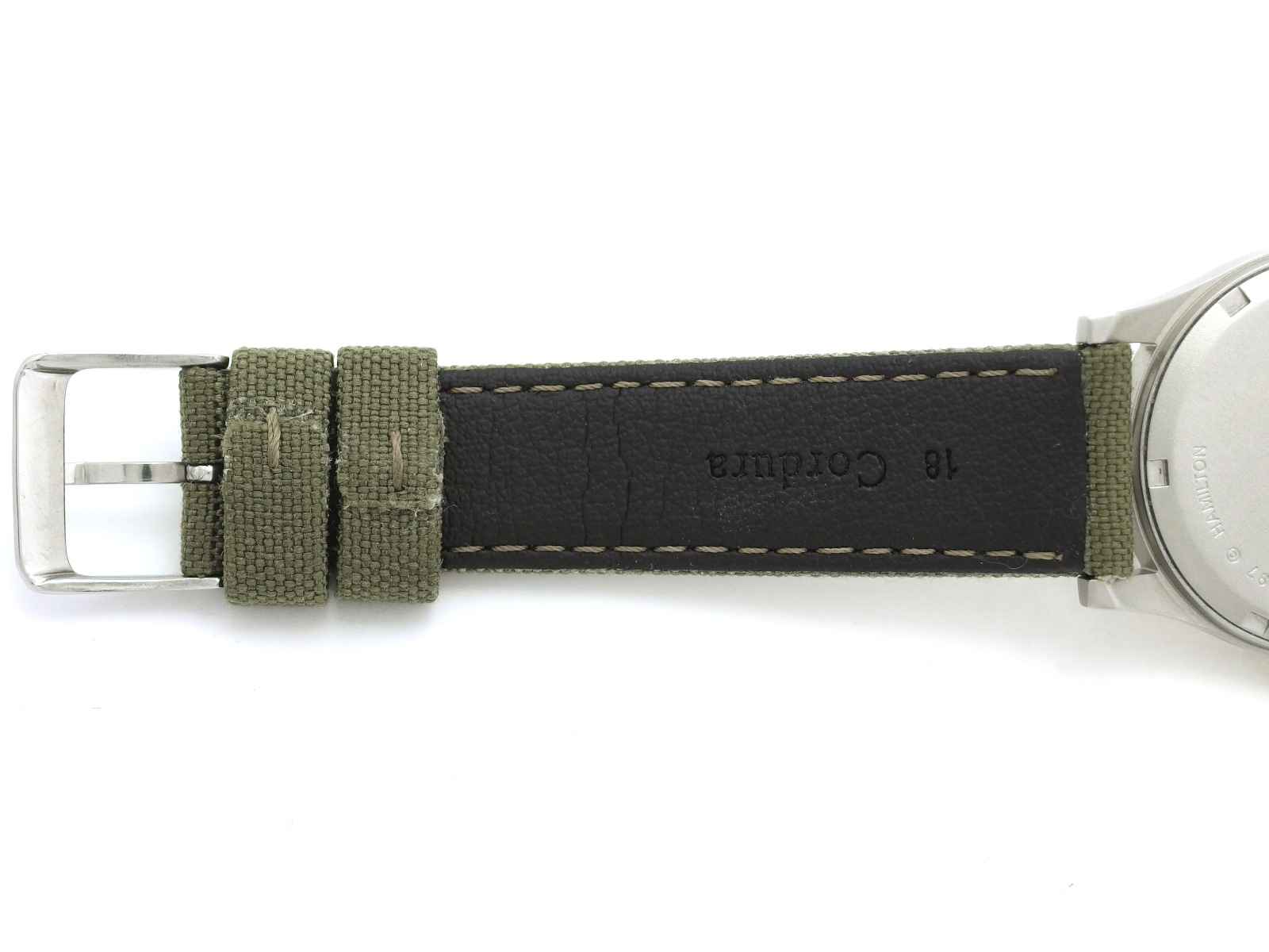 ハミルトン カーキ 9797 33mm ブラック文字盤 クオーツ USED