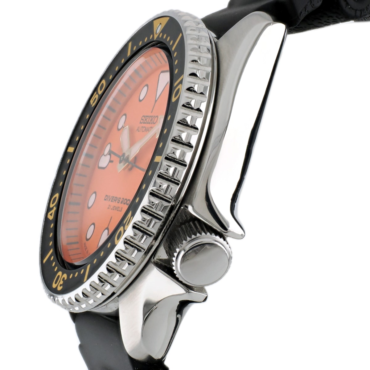 セイコー ダイバーズ 200m SKX011J 日本製 逆輸入 7S26-0020 オレンジ