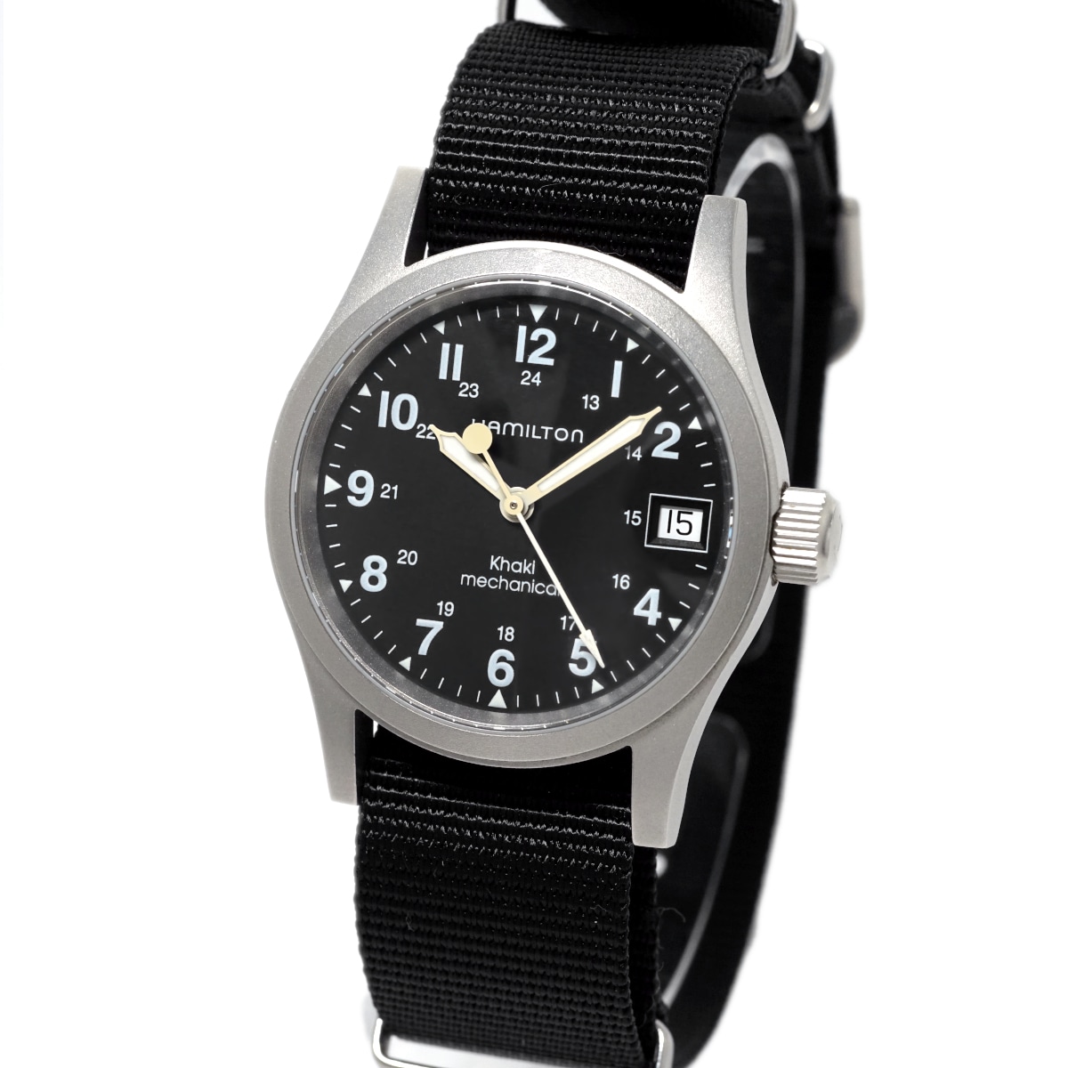 ハミルトン カーキ メカニカル 33mm 000094 ブラック文字盤 Cal.2804-2