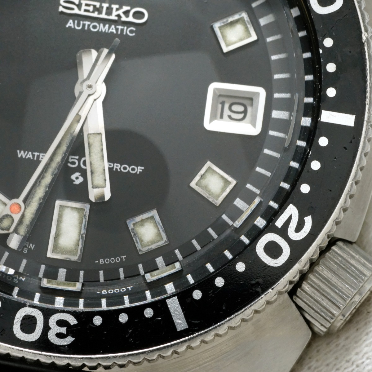 セイコー セカンドダイバー 前期型 150m 6105-8000 新品ガラス 自動巻